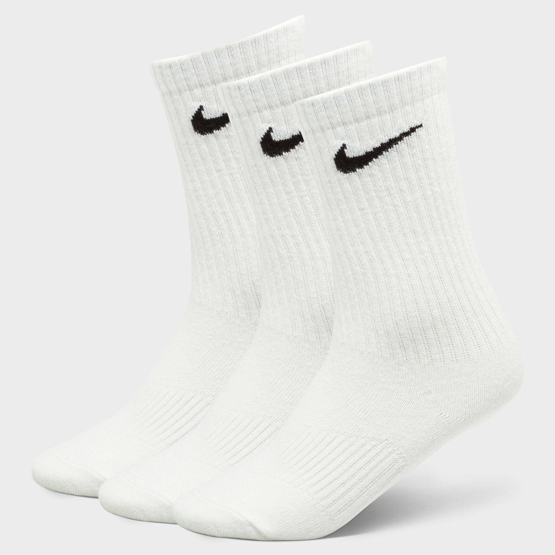 Triopack, Wadenlange Sp-sock Herren Weiss S von NIKE