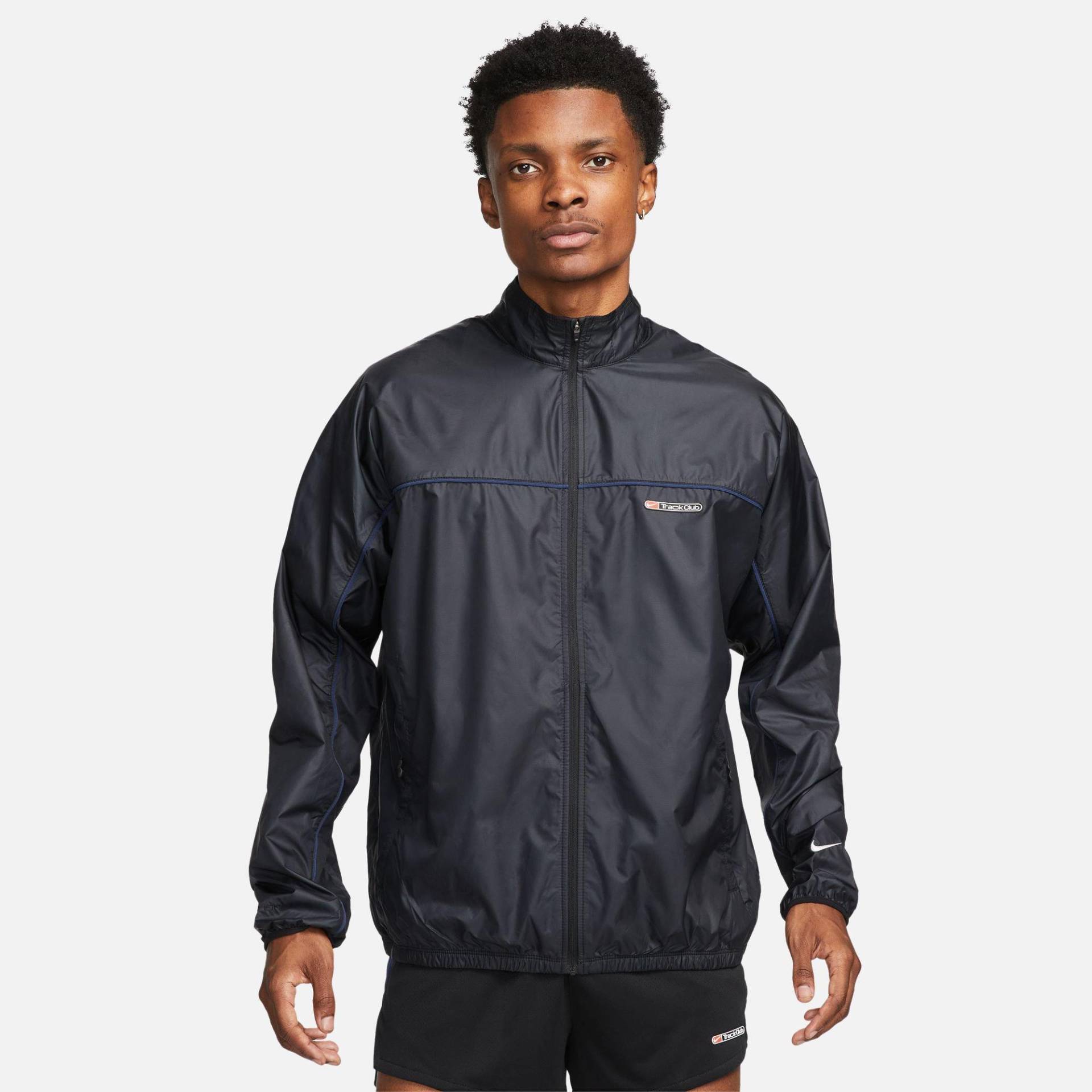 Windjacke Ohne Kapuze Herren Black M von NIKE