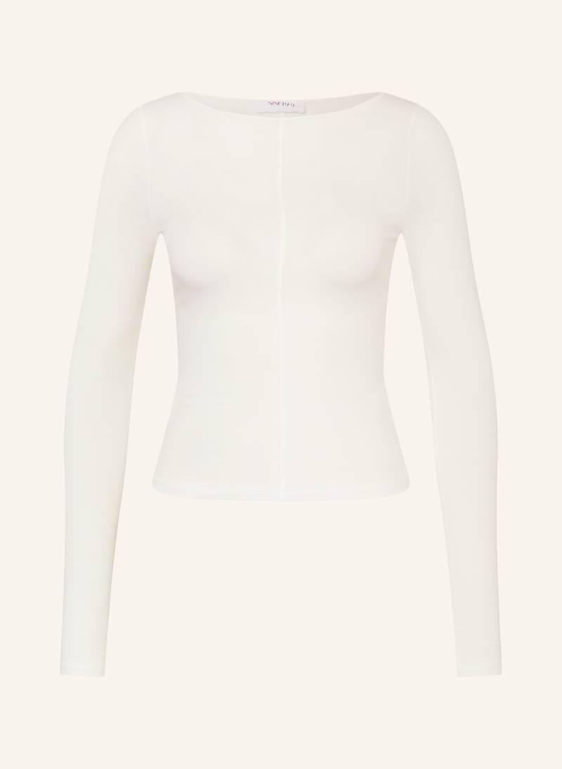 Ninety-9 Longsleeve Smooth weiss von NINETY-9