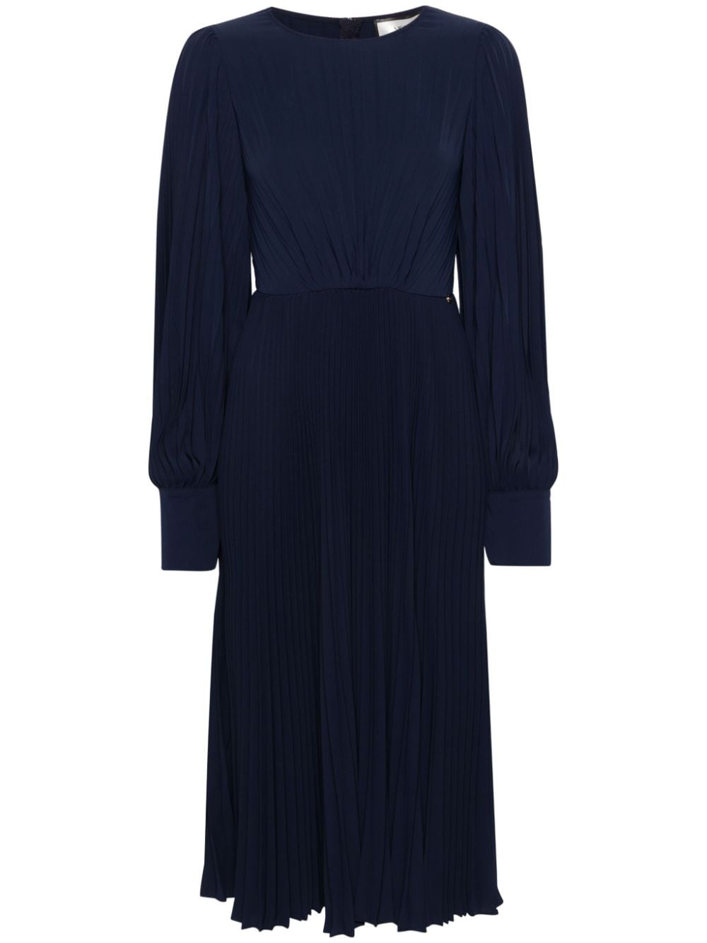 NISSA pleated midi dress - Blue von NISSA