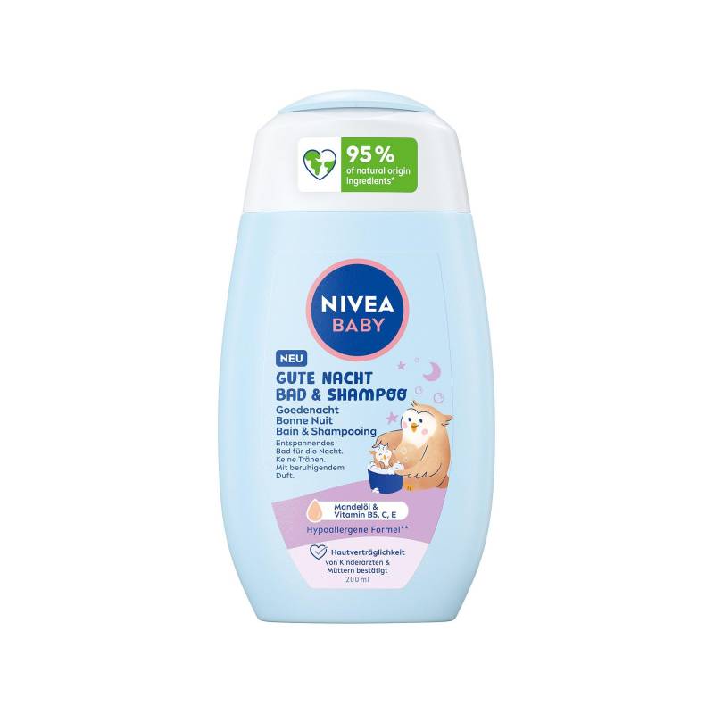 Baby Gute Nacht Bad & Shampoo Damen  200ml von NIVEA