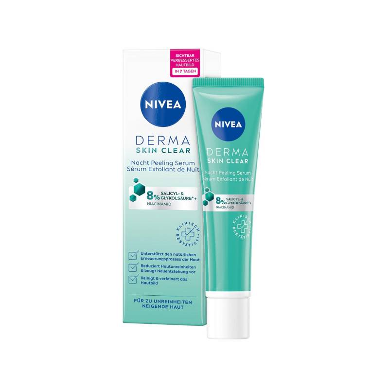 Derma Skin Clear Nacht Peeling Serum Damen  40ml von NIVEA