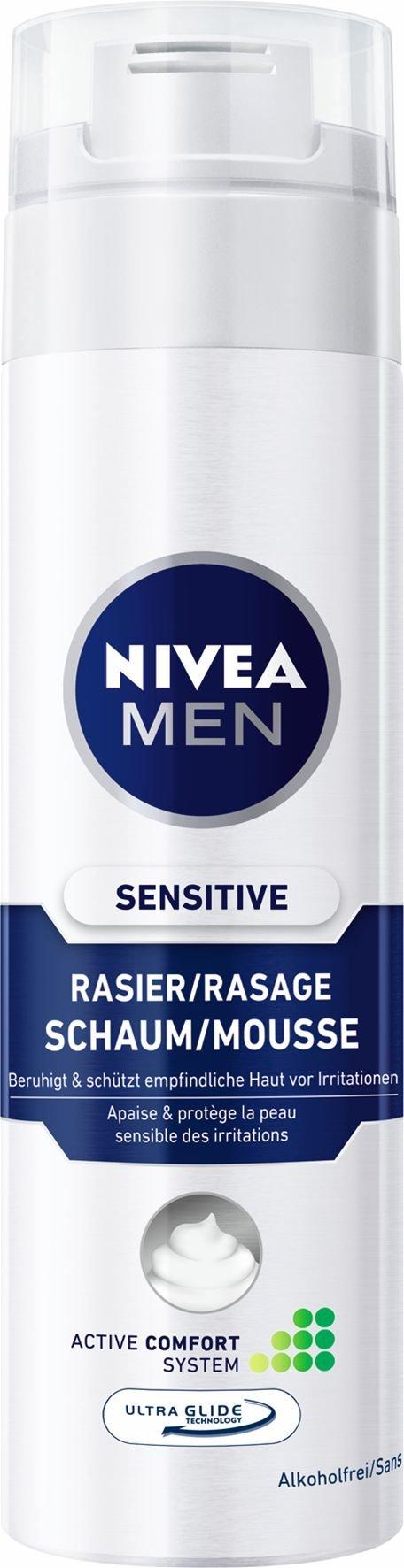 Men Sensitive Rasierschaum Unisex Weiss 200ml von NIVEA