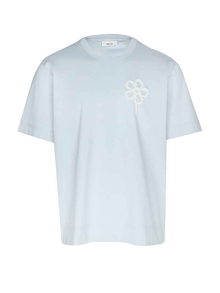 NN.07 T-Shirt PEDRO EMB hellblau | XXL NN.07 T-Shirt PEDRO EMB hellblau | XXL von NN.07