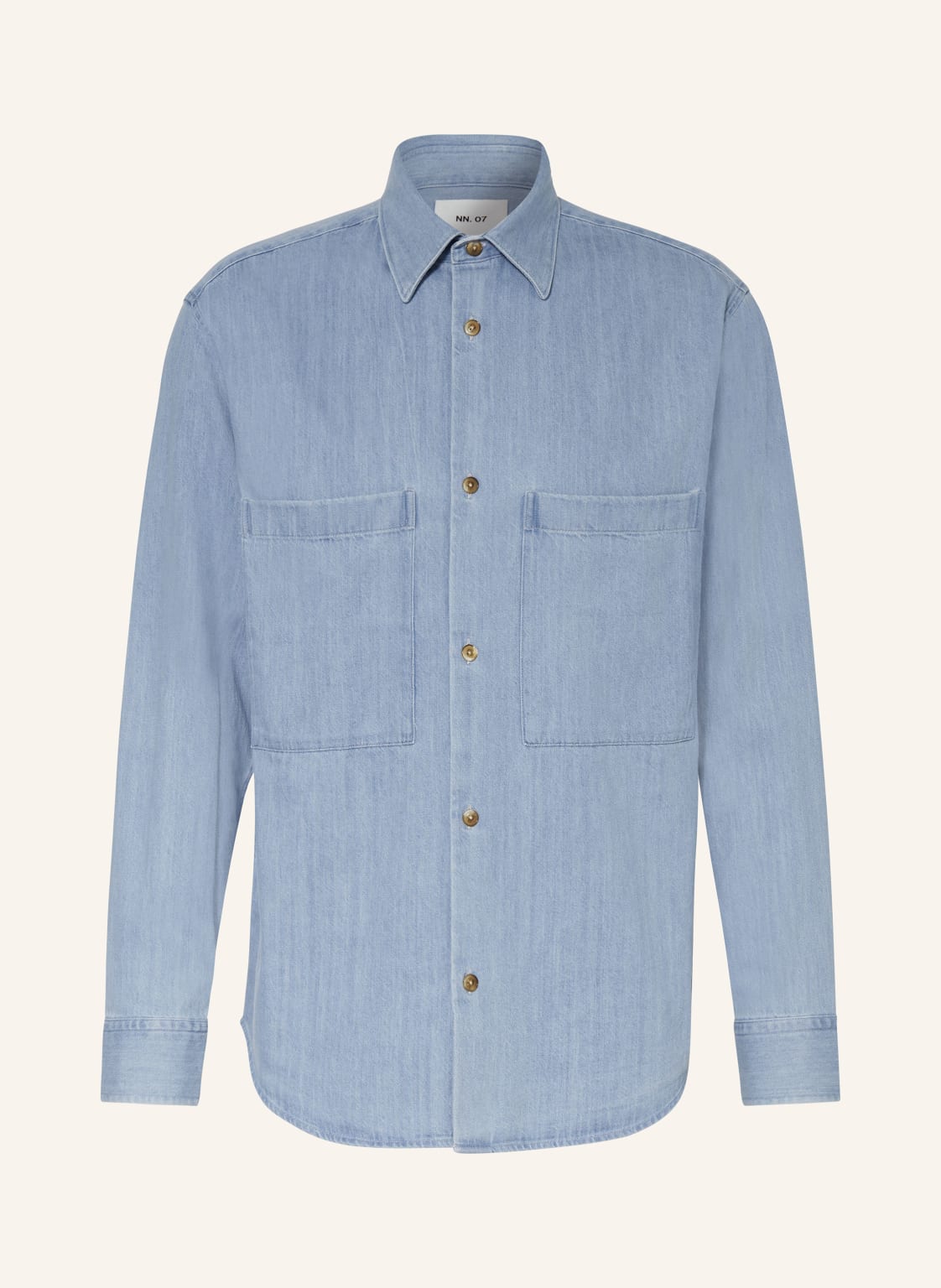 Nn.07 Jeans-Overshirt Freddy blau von NN.07