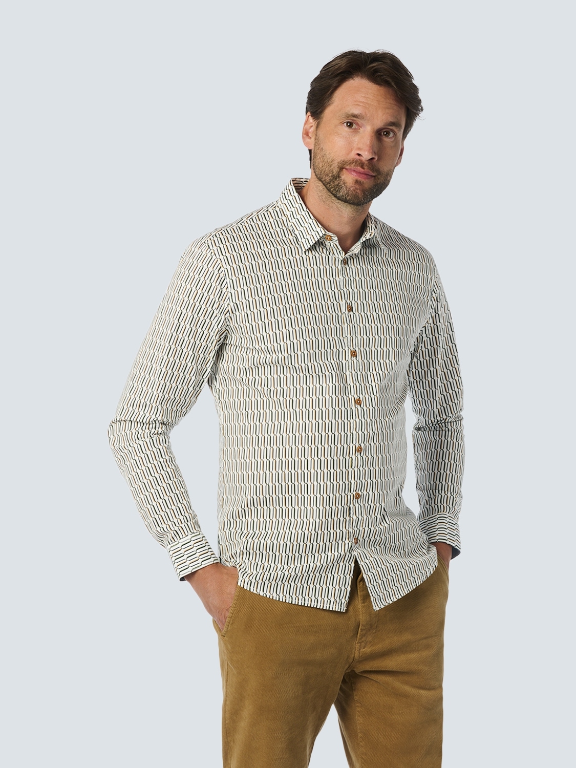 NO EXCESS Langarmhemd, mit Muster NO EXCESS Langarmhemd, mit Muster von NO EXCESS