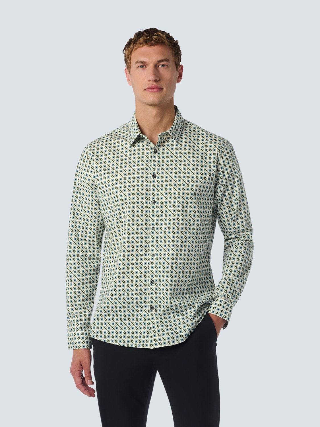 NO EXCESS Langarmhemd, mit Muster NO EXCESS Langarmhemd, mit Muster von NO EXCESS