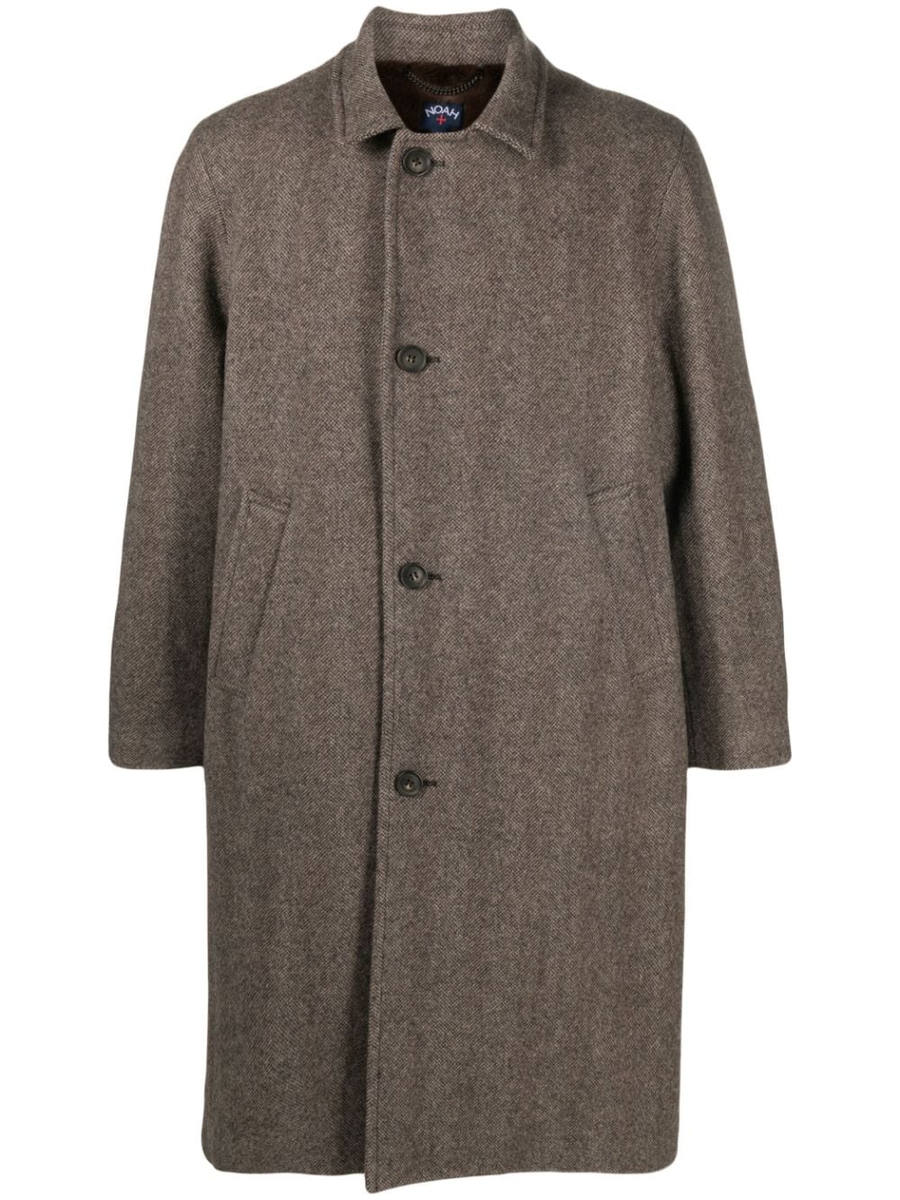 NOAH NY single-breasted lambswool coat - Brown von NOAH NY