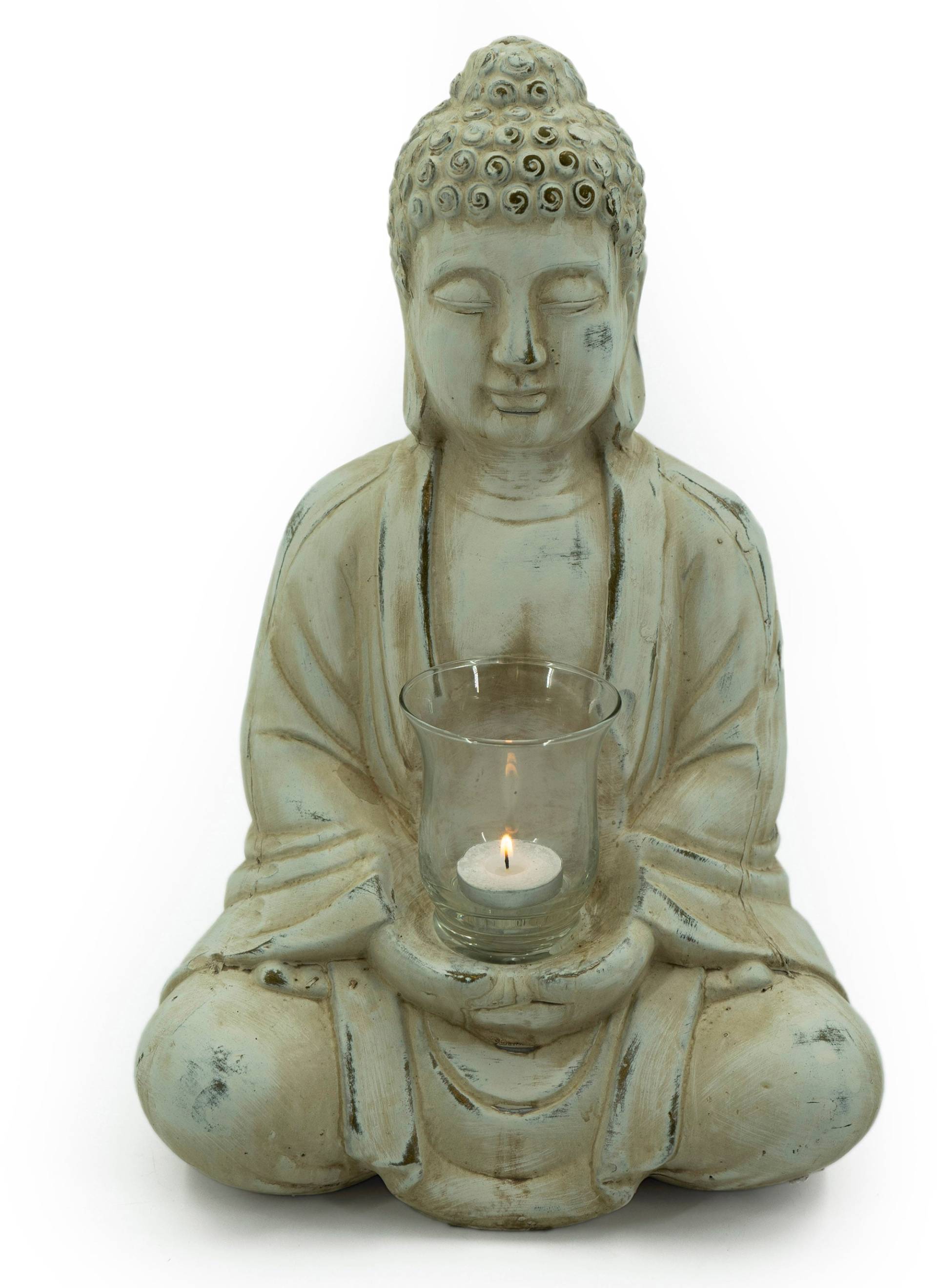 NOOR LIVING Teelichthalter »Buddha«, (1 St.) von NOOR LIVING