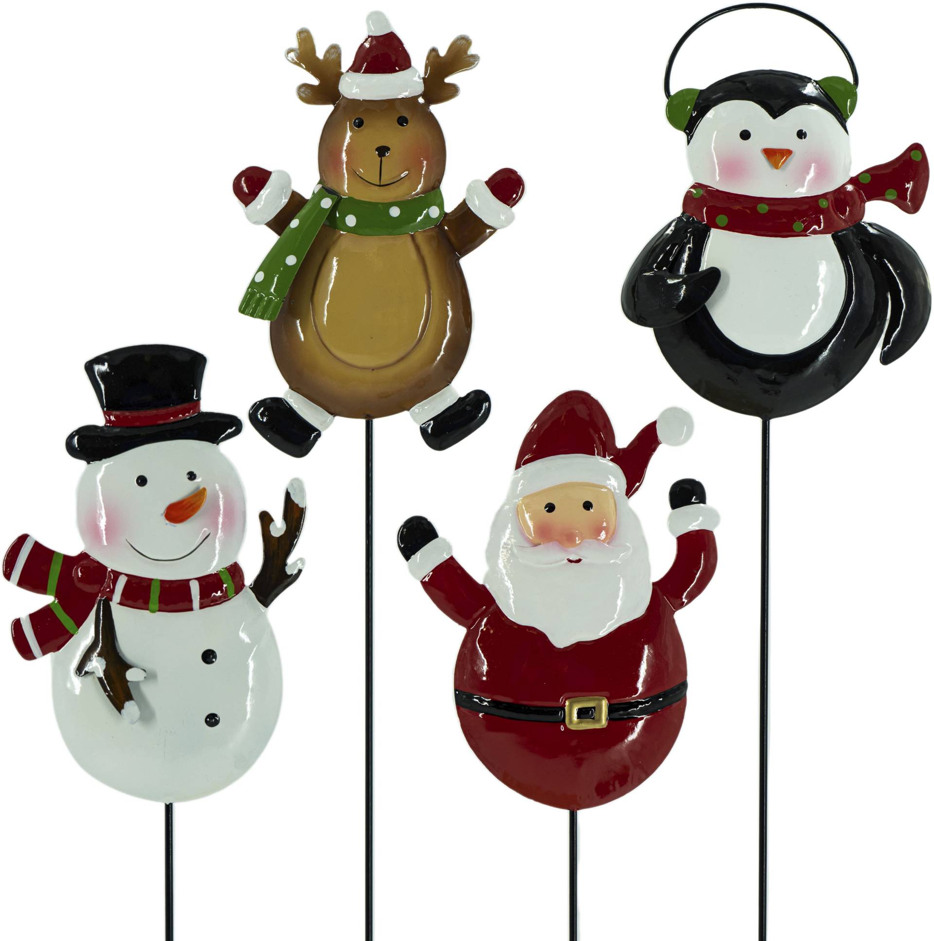 NOOR LIVING Weihnachtsfigur »Gartenstecker mit Weihnachtsmotiv« von NOOR LIVING