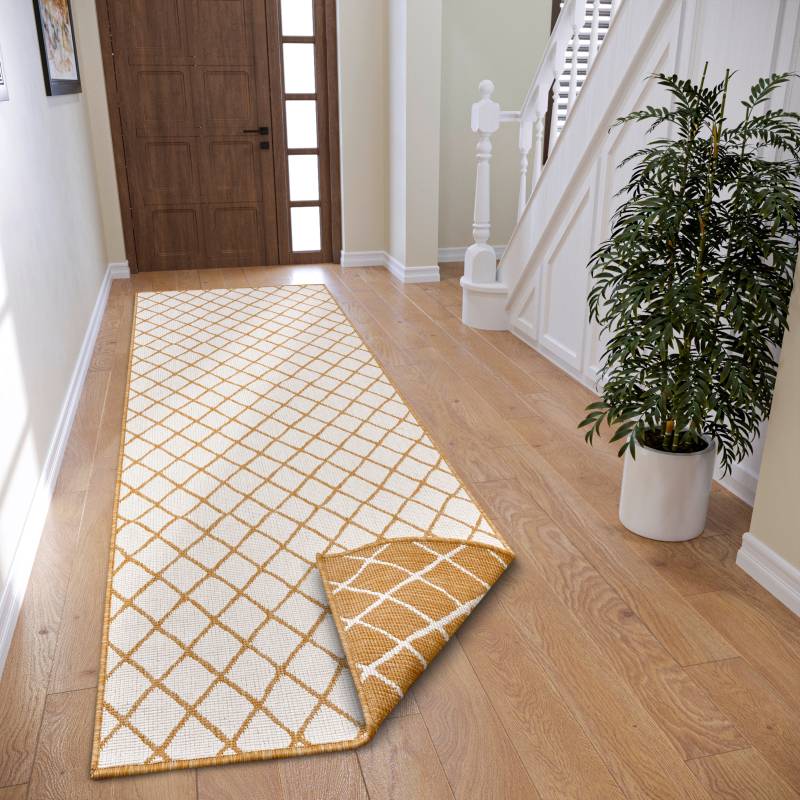 NORTHRUGS Teppich »Malaga Wendeteppich«, rechteckig, 5 mm Höhe, In-& Outdoor, Wetterfest, Balkon, Läufer, Wohnzimmer, Wasserfest von NORTHRUGS