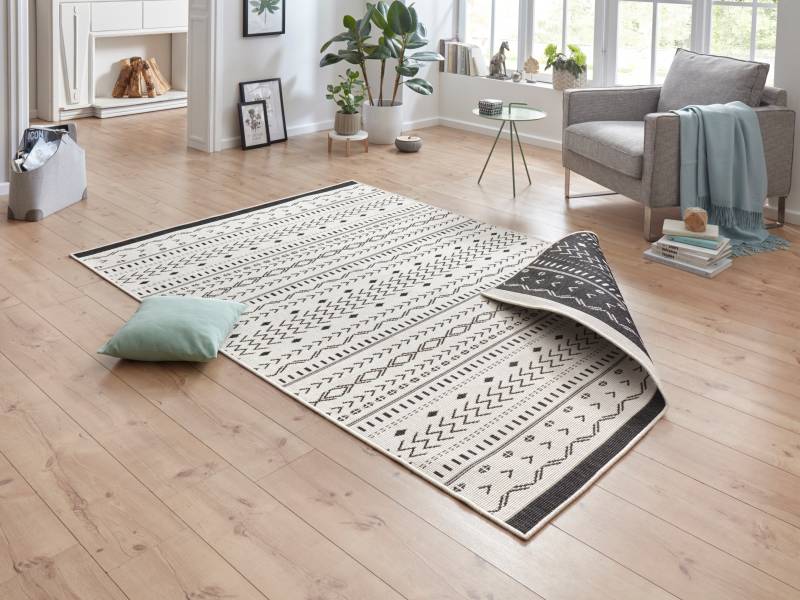 NORTHRUGS Teppich »Kuba Wendeteppich«, rechteckig, 5 mm Höhe, In-& Outdoor, Wetterfest, Balkon, Läufer, Wohnzimmer, Wasserfest von NORTHRUGS