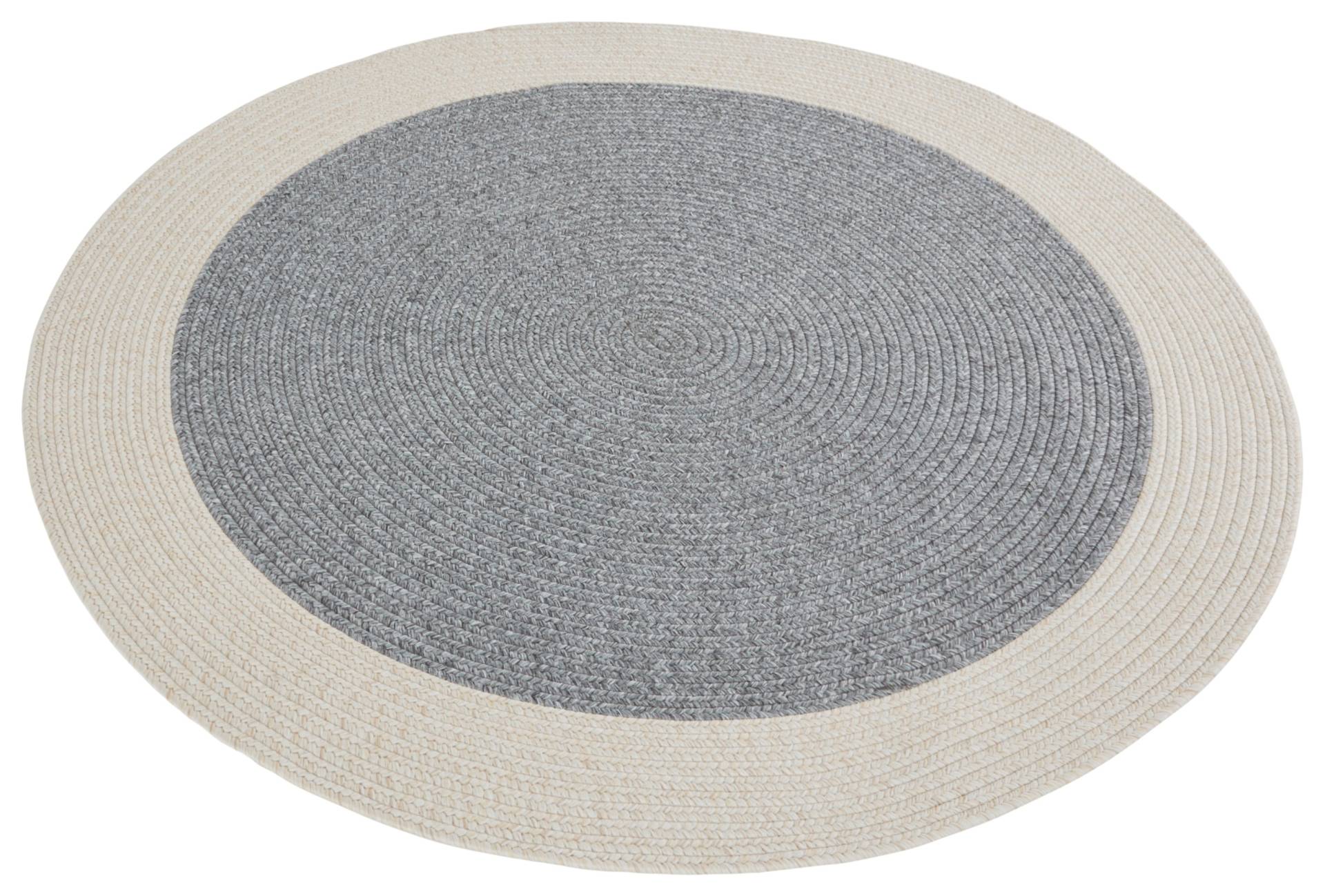 NORTHRUGS Teppich »Trenzado«, rund, In- & Outdoor, Handmade-Look, Gewebt, Wetterfest, Balkon, Wohnzimmer von NORTHRUGS