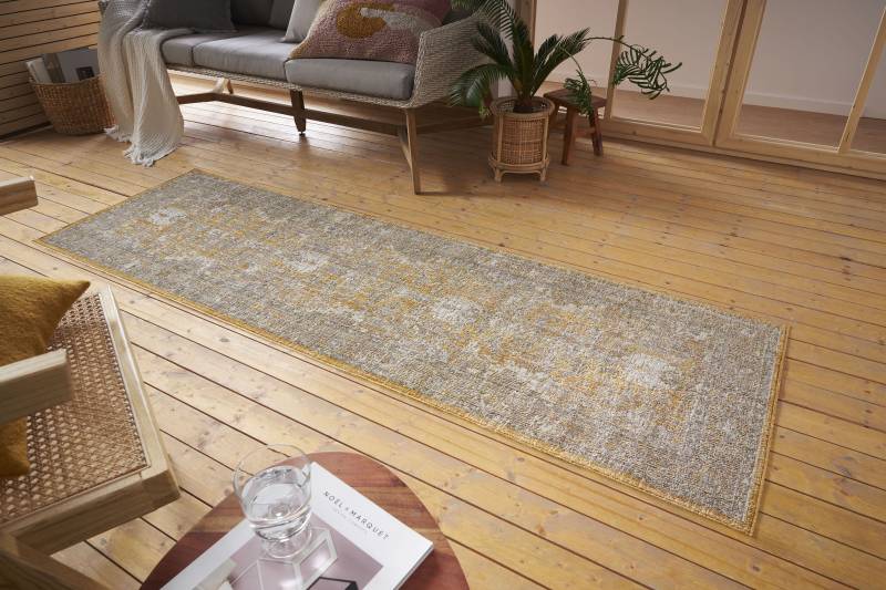 NORTHRUGS Teppich »Luxor«, rechteckig, 3 mm Höhe, In-& Outdoor, Läufer, wetterfest, Balkon, Wohnzimmer, Orient von NORTHRUGS