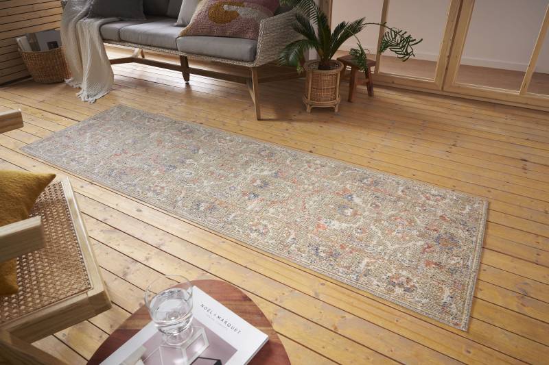 NORTHRUGS Teppich »Port Said«, rechteckig, 3 mm Höhe, In-& Outdoor, Läufer, Wetterfest, Balkon, Wohnzimmer, Orient von NORTHRUGS