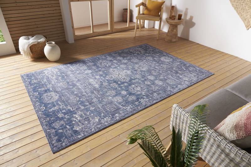 NORTHRUGS Teppich »Alexandria«, rechteckig, 3 mm Höhe, In-& Outdoor, Läufer, Wetterfest, Balkon, Wohnzimmer, Orient von NORTHRUGS