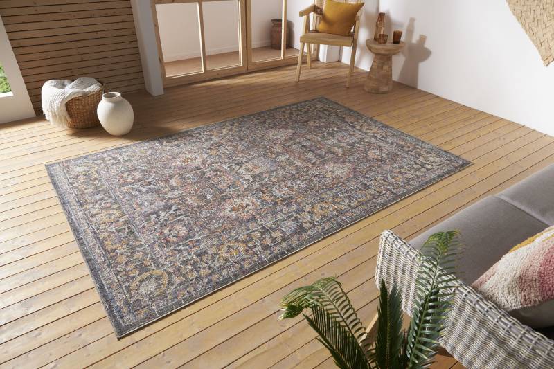 NORTHRUGS Teppich »Port Said«, rechteckig, 3 mm Höhe, In-& Outdoor, Läufer, Wetterfest, Balkon, Wohnzimmer, Orient von NORTHRUGS