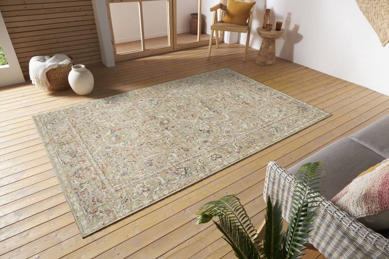 NORTHRUGS Teppich »Sues«, rechteckig, 3 mm Höhe, In-& Outdoor, Läufer, Wetterfest, Balkon, Wohnzimmer, Orient von NORTHRUGS