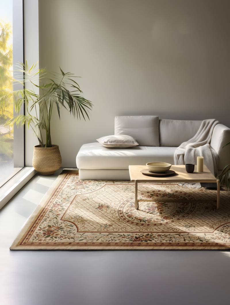 NORTHRUGS Teppich »Adraskan«, rechteckig, 8 mm Höhe, Orient Optik, Läufer, strapazierfähig, pflegeleicht, robust von NORTHRUGS