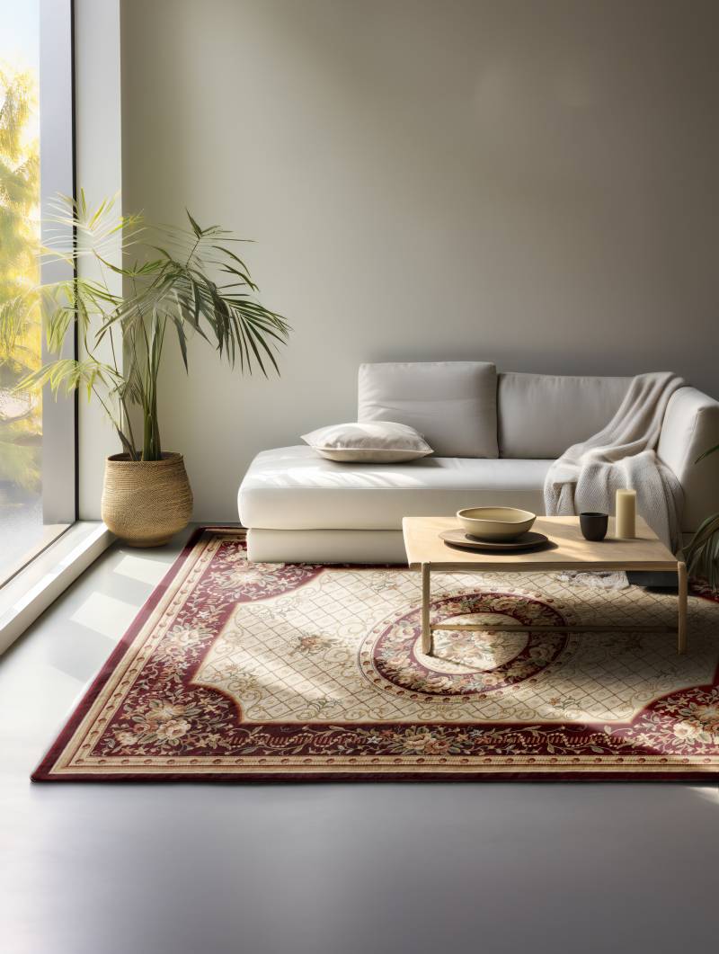 NORTHRUGS Teppich »Adraskan«, rechteckig, 8 mm Höhe, Orient Optik, Läufer, strapazierfähig, pflegeleicht, robust von NORTHRUGS