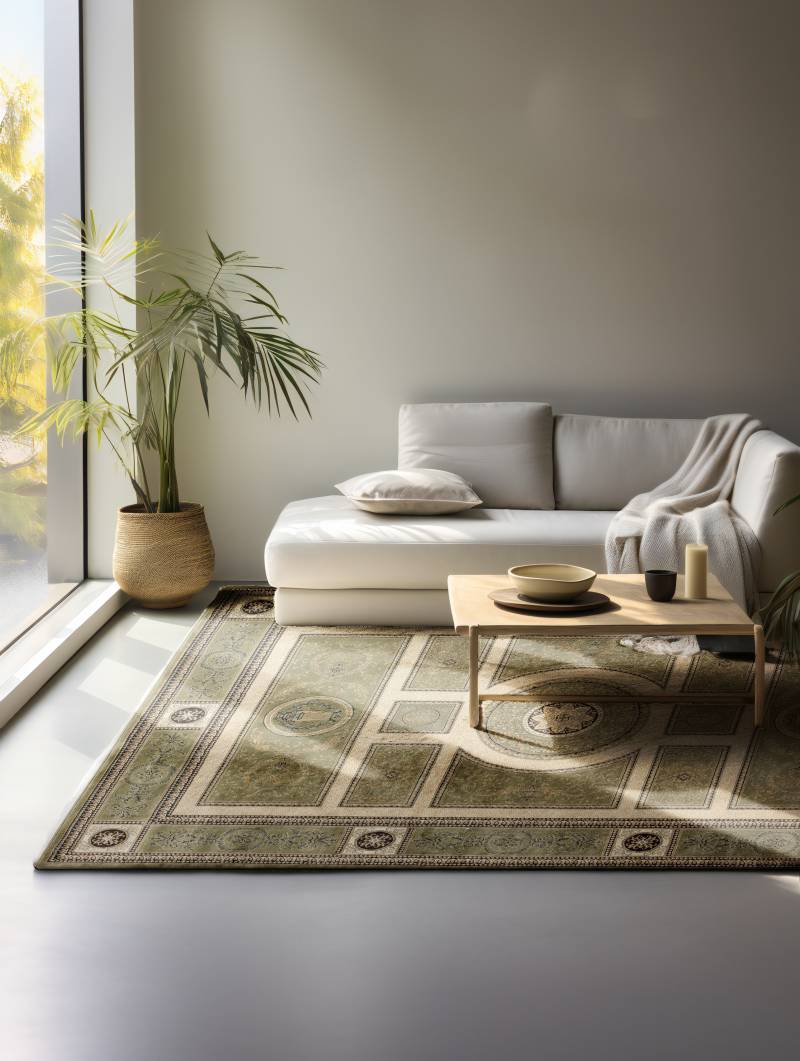 NORTHRUGS Teppich »Guzara«, rechteckig, 8 mm Höhe, Orient Optik, Läufer, strapazierfähig, pflegeleicht, robust von NORTHRUGS