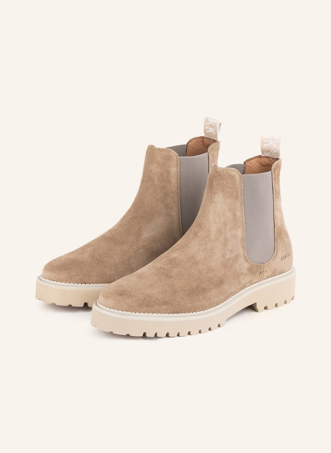 Nubikk Chelsea-Boots Logan Rai beige von NUBIKK