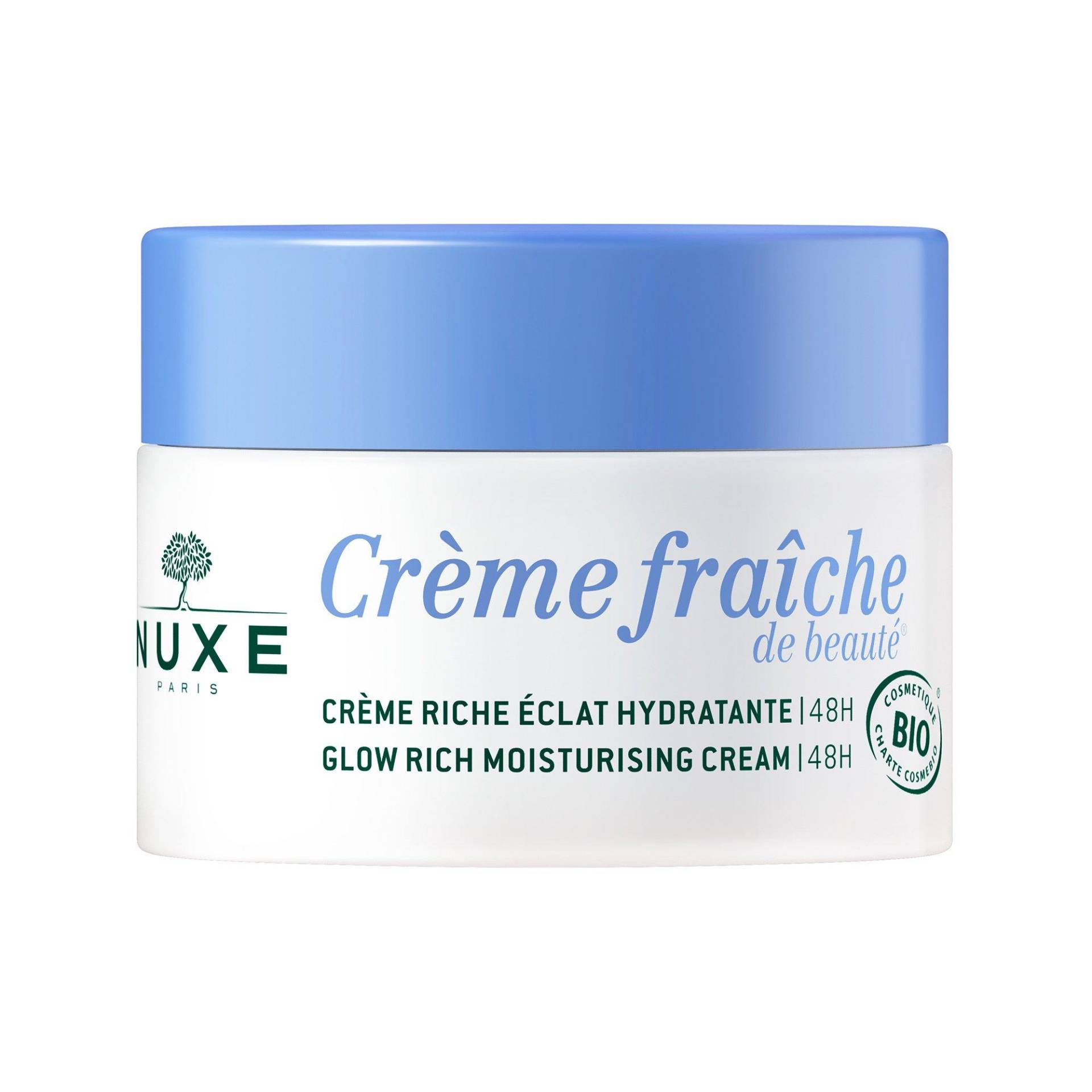 Crème Fraîche De Beauté® Reichhaltige Feuchtigkeitscreme Für Mehr Leuchtkraft 48h Biologisch Zertifiziert Damen  50ml von NUXE