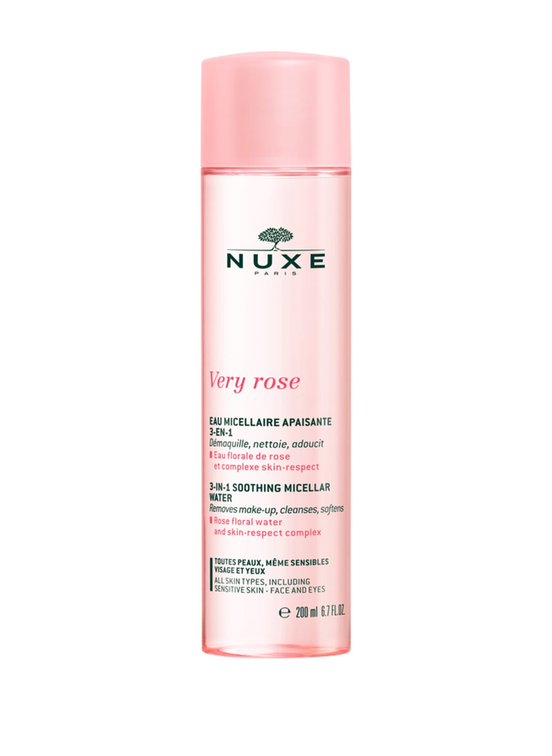 Nuxe Very Rose 3-in-1 Soothing Micellar Water 200 ml von NUXE