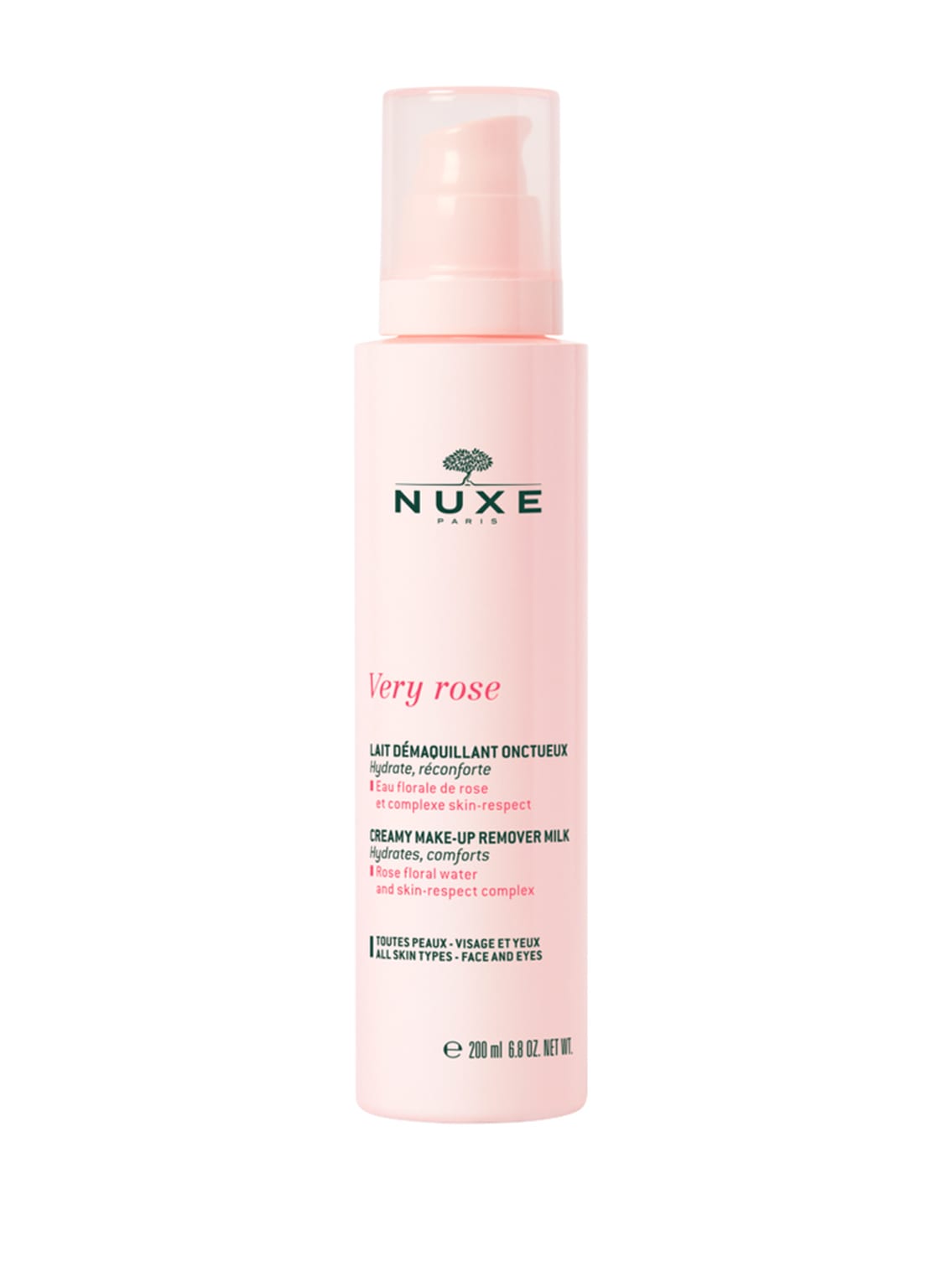 Nuxe Very Rose Creamy Make-up Remover Milk 200 ml von NUXE