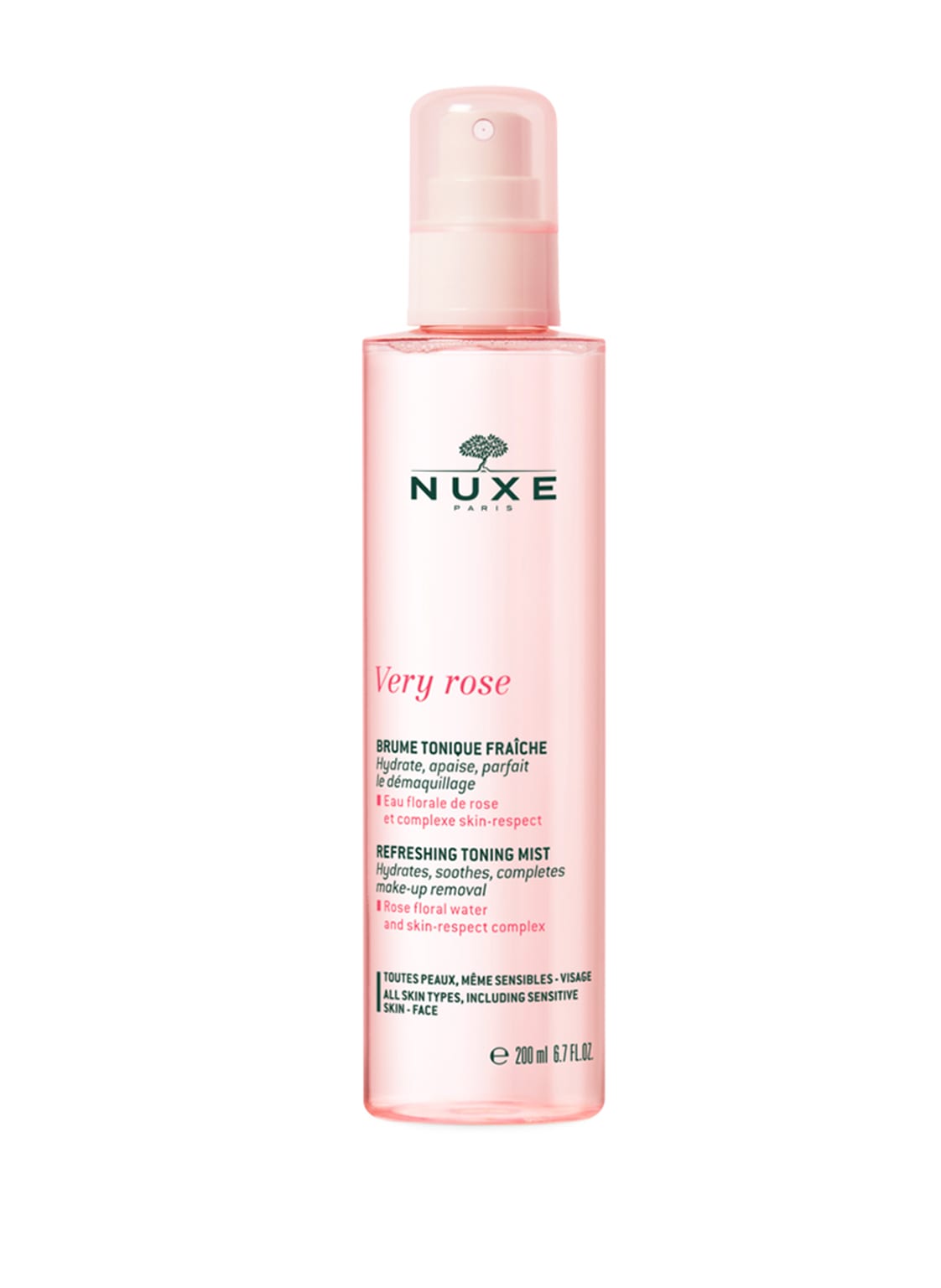 Nuxe Very Rose Refreshing Toning Mist 200 ml von NUXE