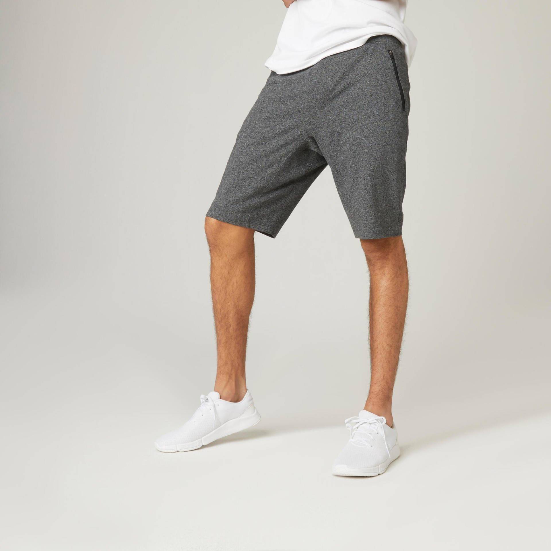 Shorts - Basic Herren Gewittergrau L von NYAMBA