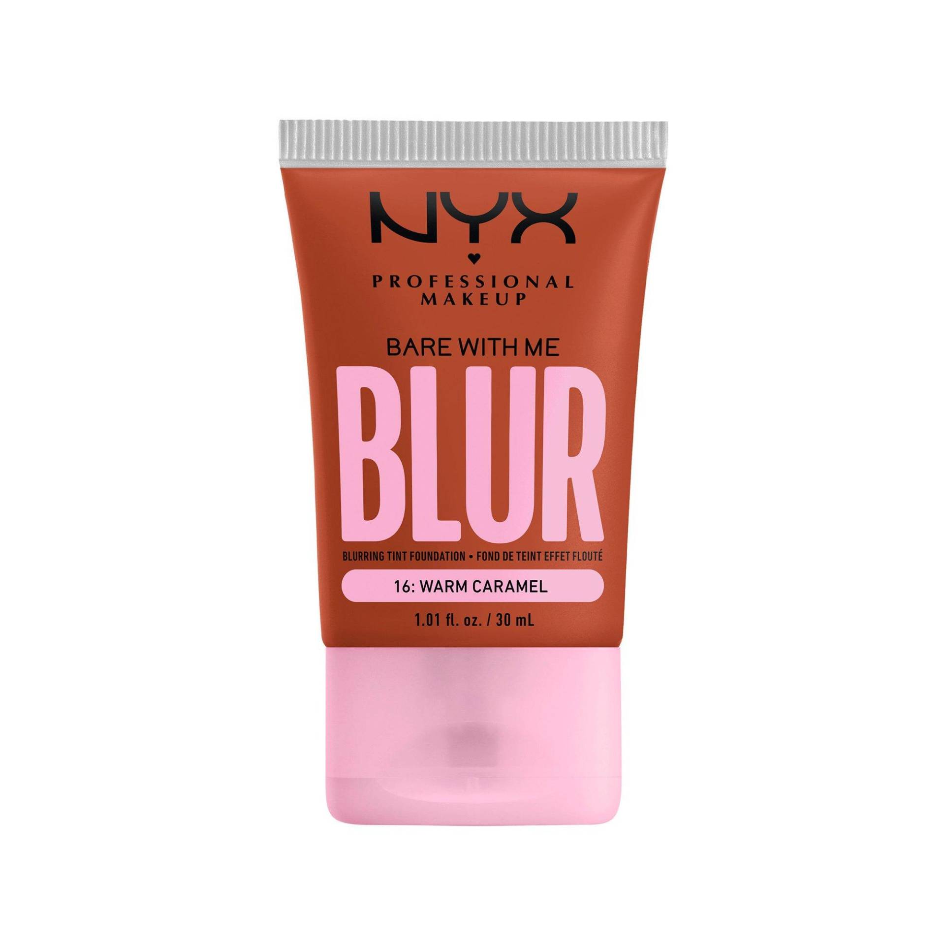 Bare With Me Blur Tint Foundation Damen  Warm Caramel 30ml von NYX-PROFESSIONAL-MAKEUP