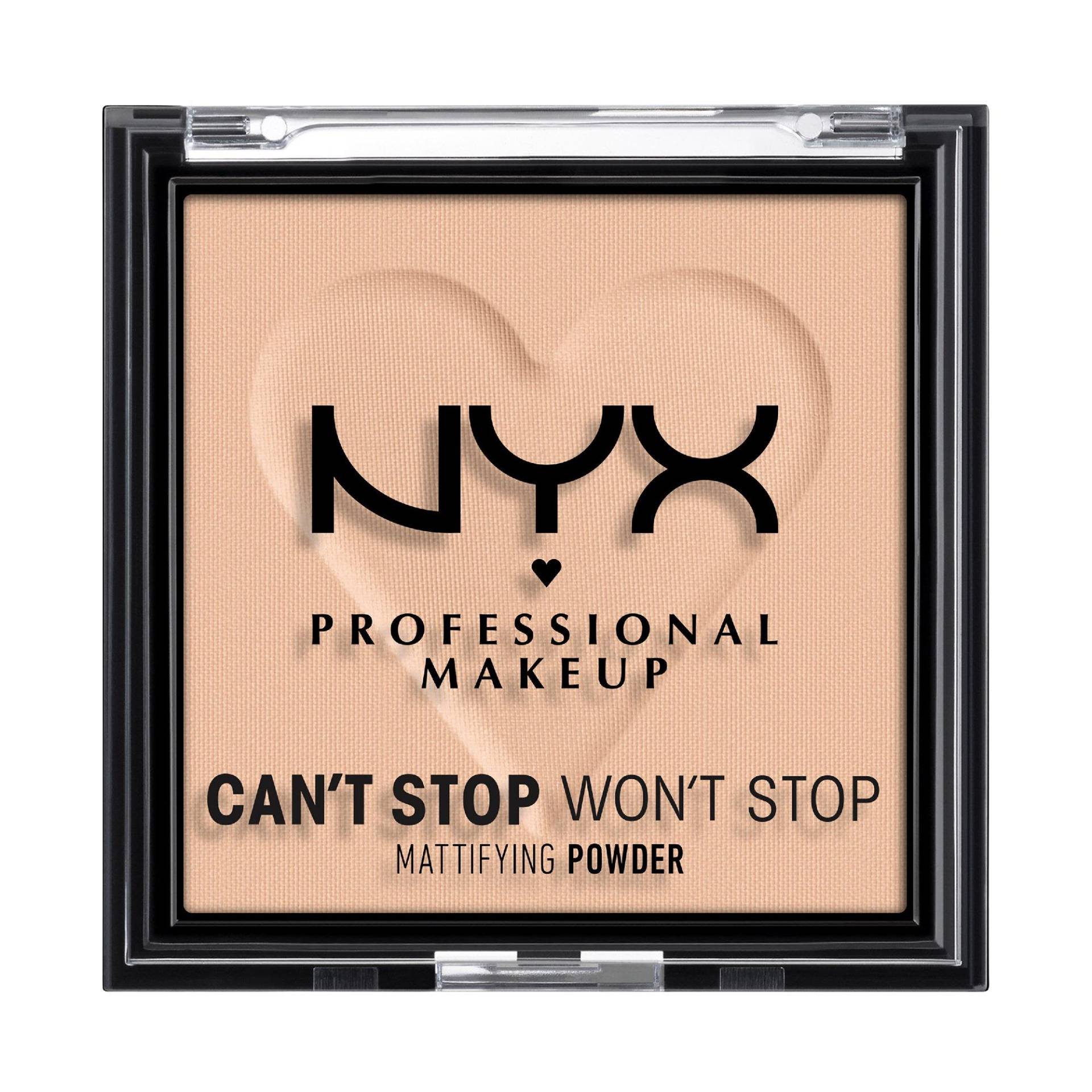 Can’t Stop Won’t Stop Mattifying Powder Damen Light Medium 6g von NYX-PROFESSIONAL-MAKEUP