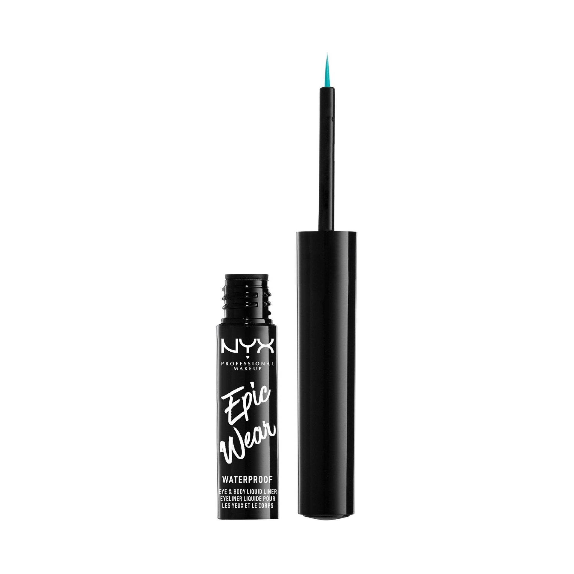 Epic Wear Metallic Liquid Liner Damen Teal Metal von NYX-PROFESSIONAL-MAKEUP