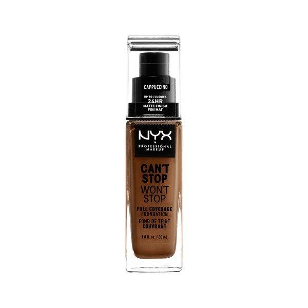 Full Coverage Foundation - Can't Stop Won't Stop Damen Cappuccino ONE SIZE von NYX-PROFESSIONAL-MAKEUP