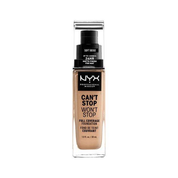 Full Coverage Foundation - Can't Stop Won't Stop Damen Soft Beige ONE SIZE von NYX-PROFESSIONAL-MAKEUP