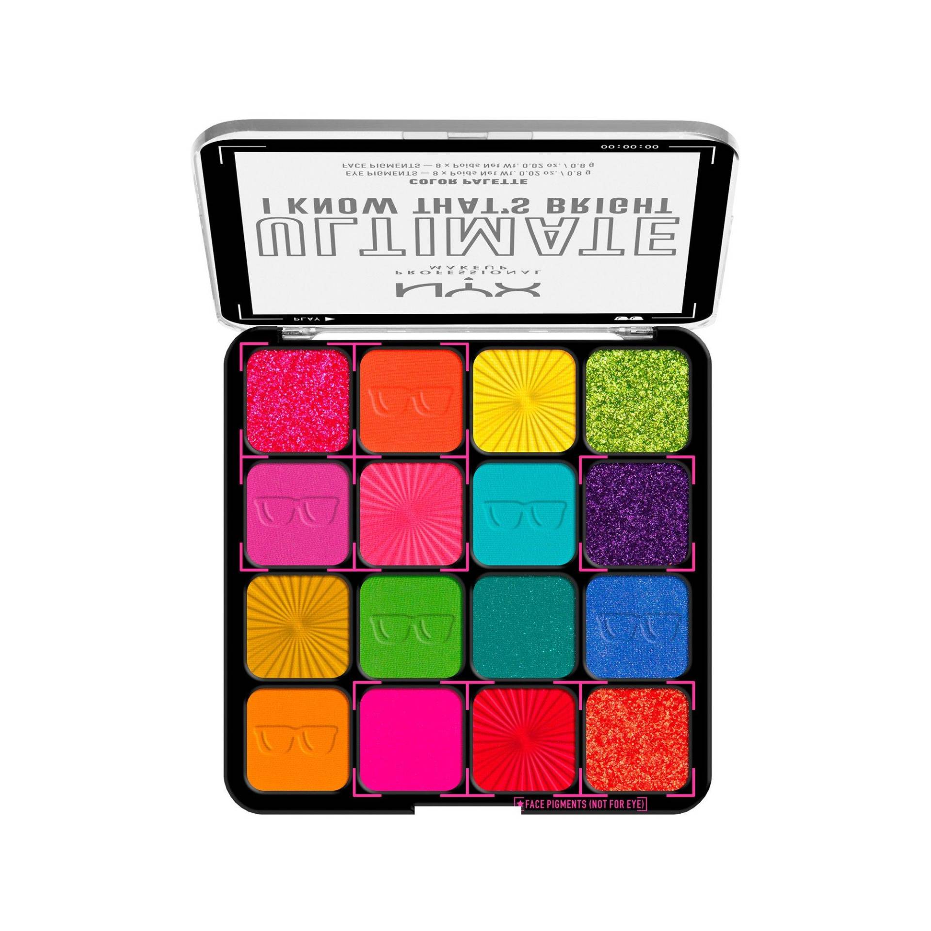 Ultimate Shadow Palette I Know That's Bright Damen Multicolor von NYX-PROFESSIONAL-MAKEUP