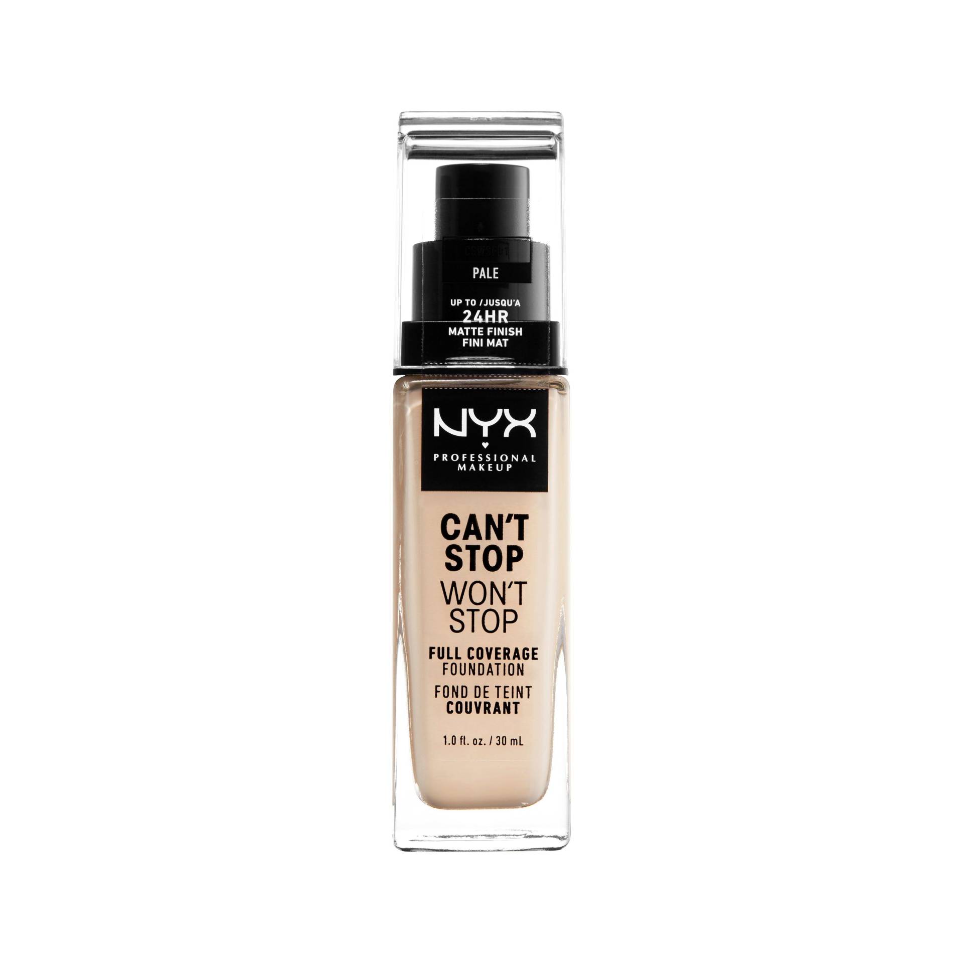 Full Coverage Foundation - Can't Stop Won't Stop Damen Pale ONE SIZE von NYX-PROFESSIONAL-MAKEUP