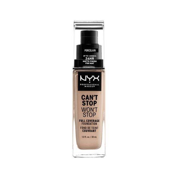 Full Coverage Foundation - Can't Stop Won't Stop Damen Porcelain ONE SIZE von NYX-PROFESSIONAL-MAKEUP