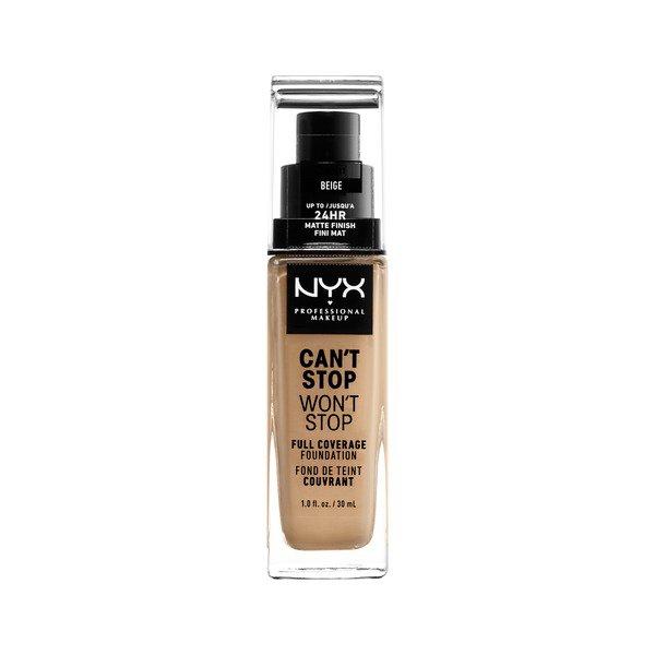 Full Coverage Foundation - Can't Stop Won't Stop Damen Beige ONE SIZE von NYX-PROFESSIONAL-MAKEUP