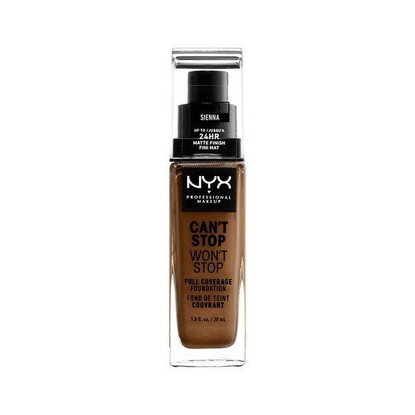 Full Coverage Foundation - Can't Stop Won't Stop Damen Sienna ONE SIZE von NYX-PROFESSIONAL-MAKEUP