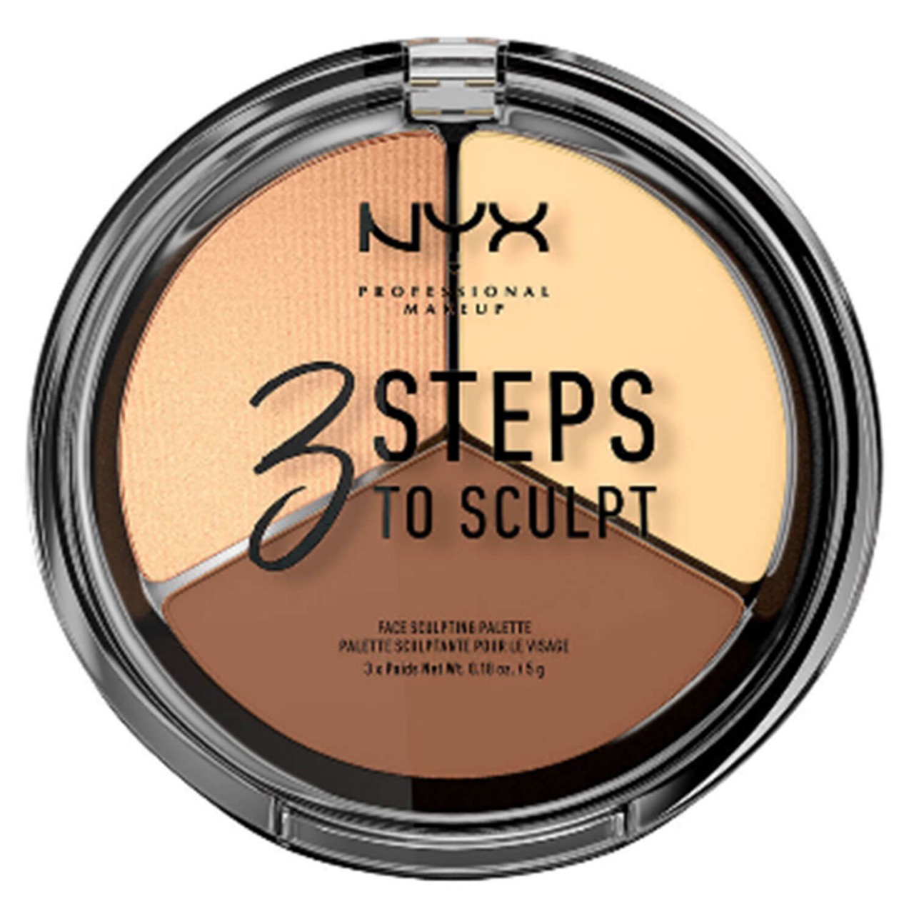 3 Steps to Sculpt - Face Sculpting Palette Light von NYX Professional Makeup