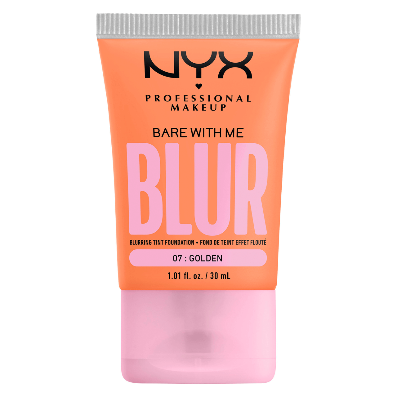 Bare with me - Blur Tint Foundation Golden 07 von NYX Professional Makeup