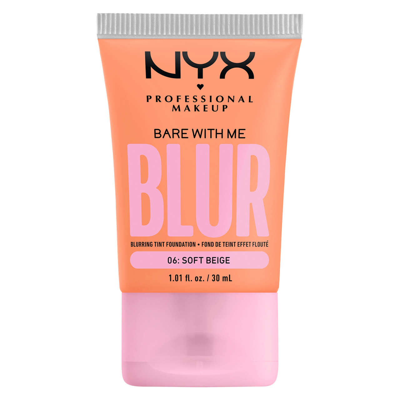 Bare with me - Blur Tint Foundation Soft Beige 06 von NYX Professional Makeup