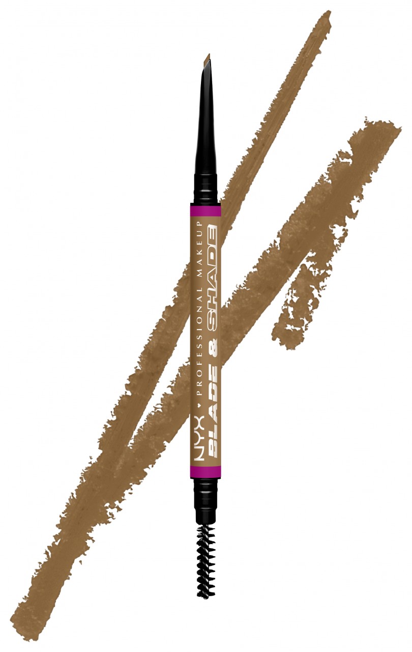 Blade & Shade - Nano Augenbrauenstift 01 Ash Blonde von NYX Professional Makeup