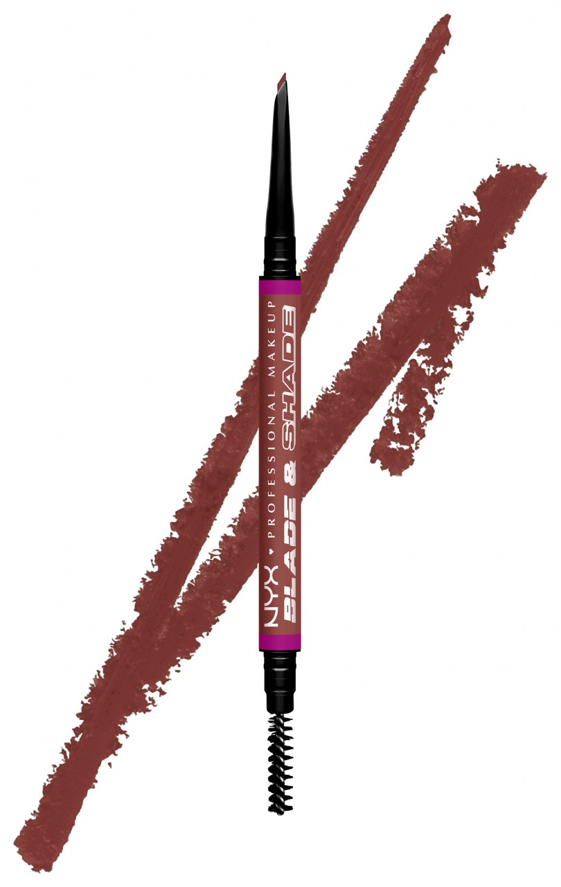 Blade & Shade - Nano Augenbrauenstift 07 Ash Brown von NYX Professional Makeup