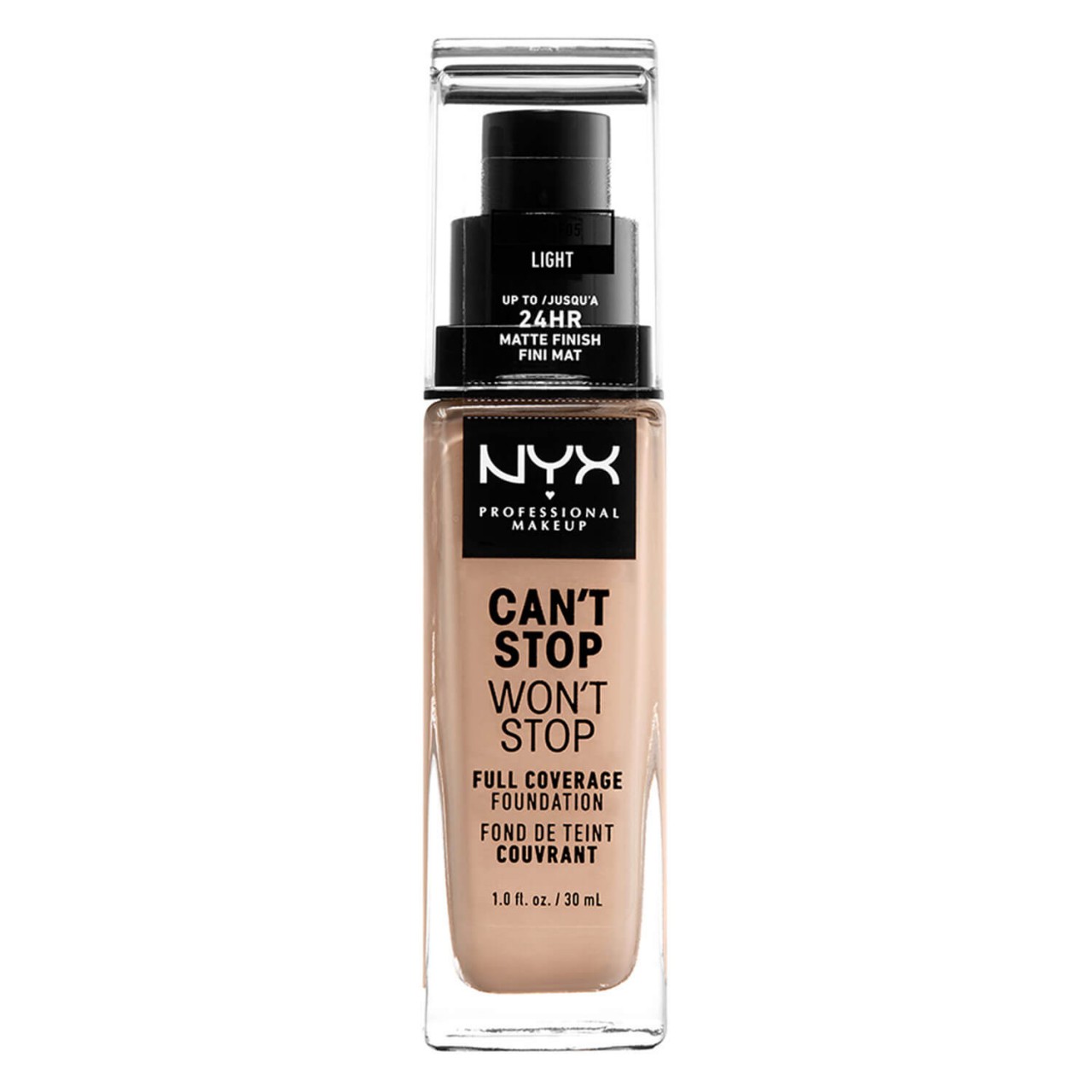 Can't Stop Won't Stop - Full Coverage Foundation Light von NYX Professional Makeup