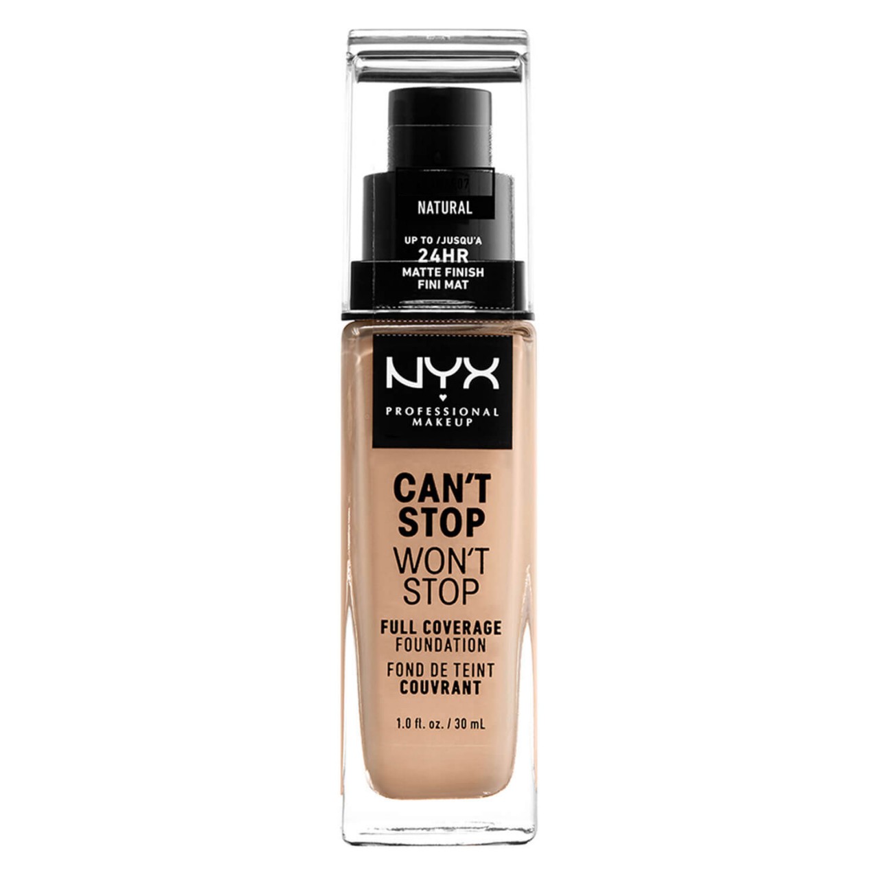 Can't Stop Won't Stop - Full Coverage Foundation Natural von NYX Professional Makeup