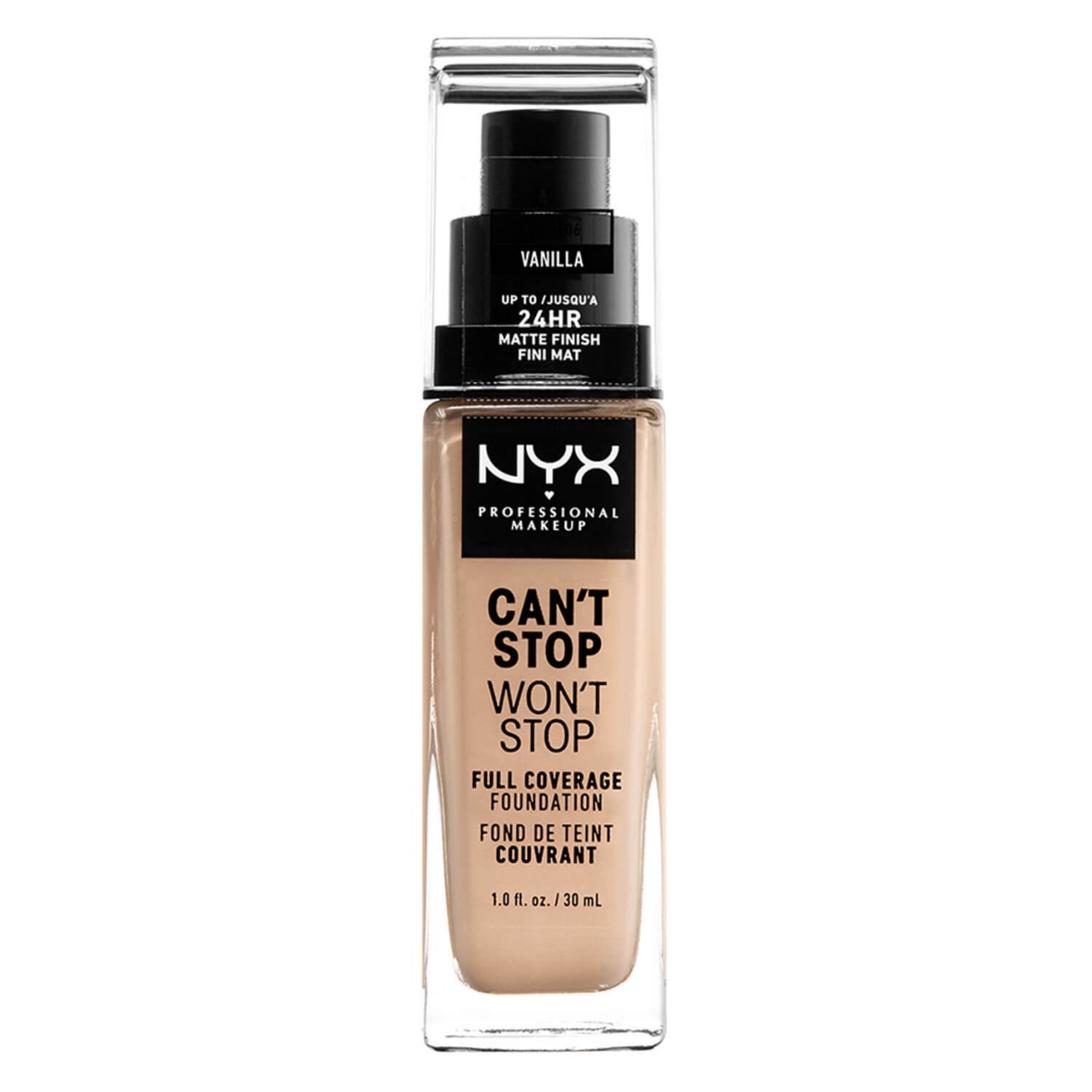 Can't Stop Won't Stop - Full Coverage Foundation Vanilla von NYX Professional Makeup