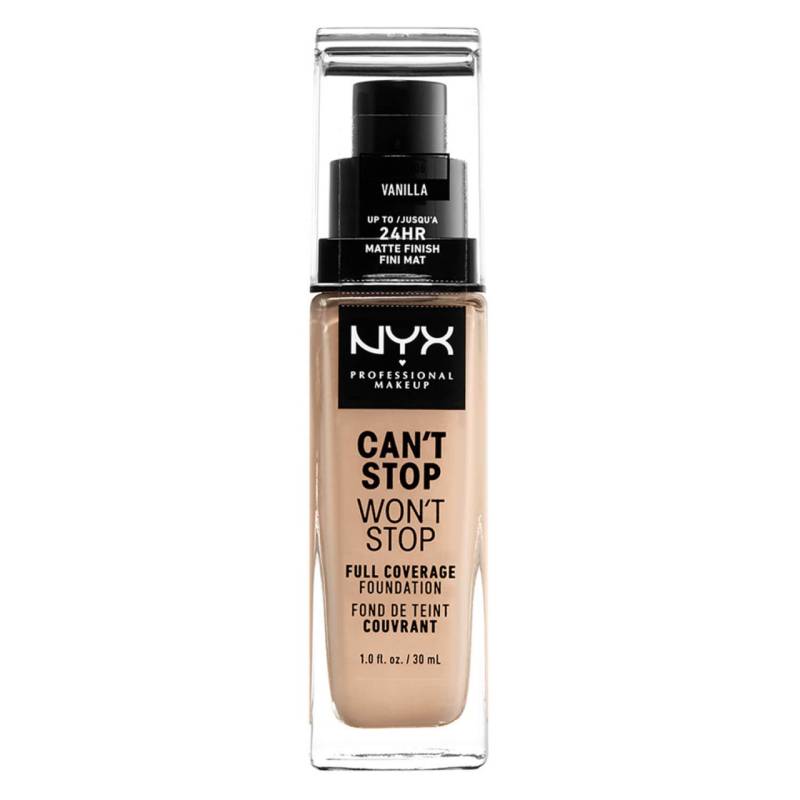 Can't Stop Won't Stop - Full Coverage Foundation Vanilla von NYX Professional Makeup